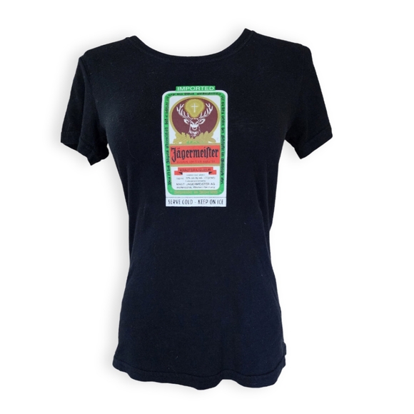 Black Jagermeister S/S Tee, Women's M - Picture 1 of 11
